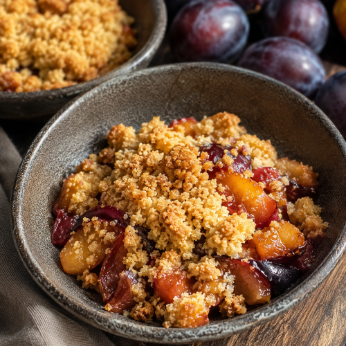 [RECETTE] Crumble aux quetsches