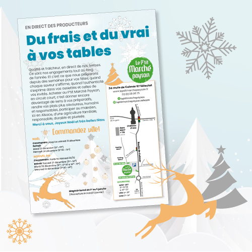 [ACTUS] Du frais et du vrai à vos tables festives