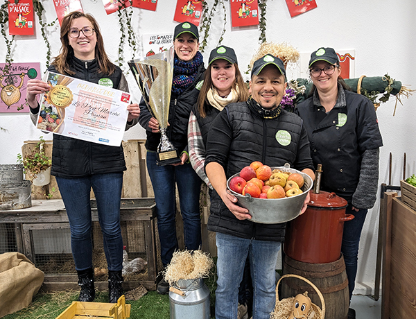 Un an à peine après son ouverture, Le P'tit Marché Paysan a remporté le Premier prix du plus beau rayon de fruits et légumes d’Alsace.