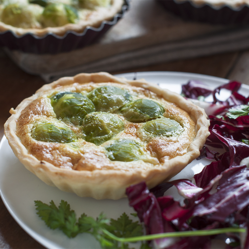 [RECETTE] Quiche aux Bruxelles et Bleu des Vosges